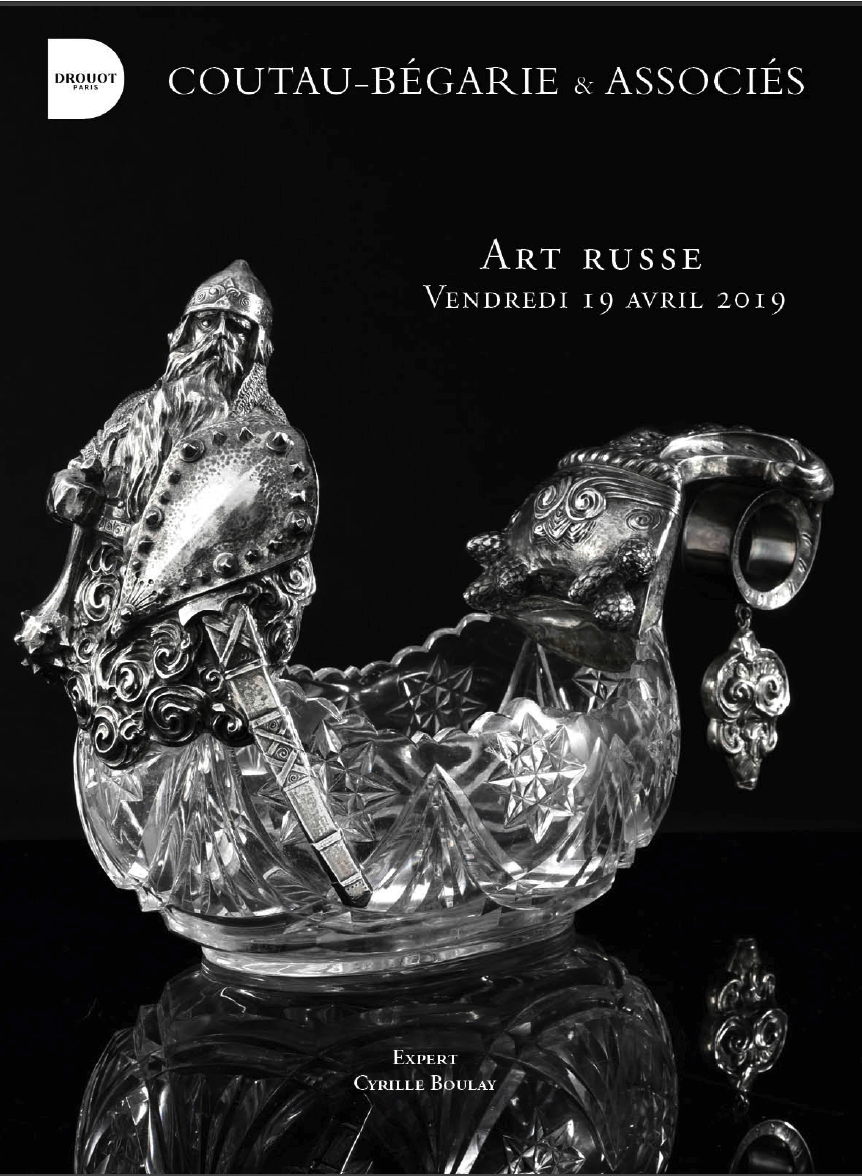Couverture Catalogue Couteau-Bégarie & Associés. Vente Art Russe. 2019-04-19